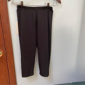NWT Curtain Call Dance Costume Black Capris Size Medium